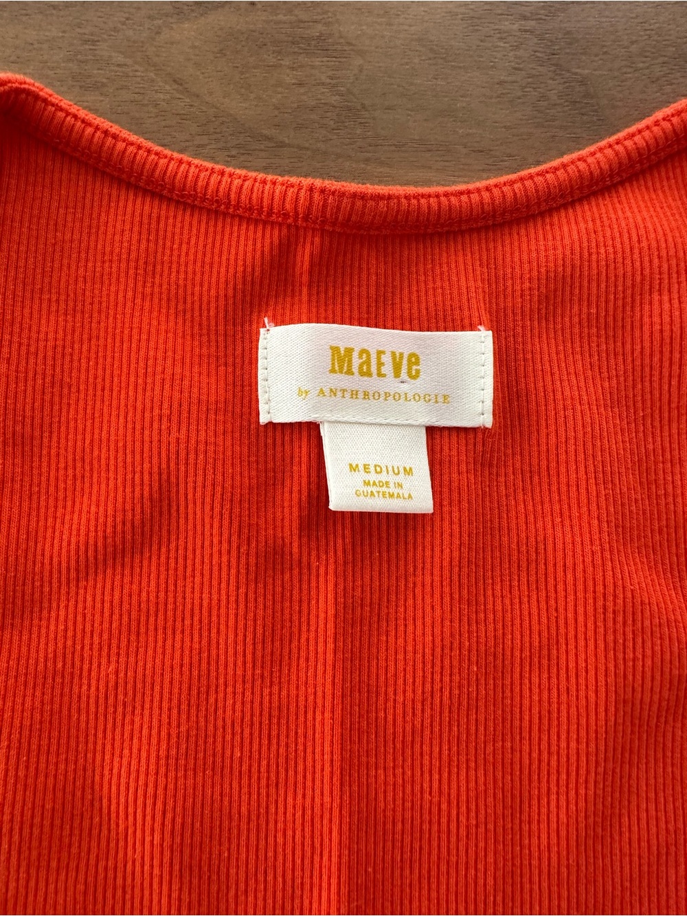 Maeve Square-Neck Ribbed Tank - Picture 6 of 6